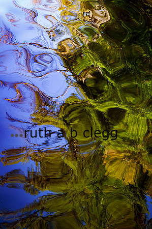 Fine art by Ruth A. B. Clegg, exploring water, reflection, light, and depth through intuitive visual storytelling.