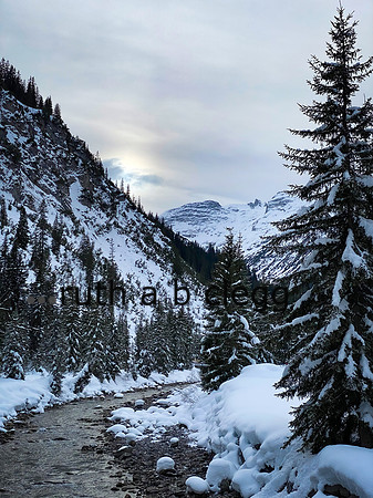 Fine art by Ruth A. B. Clegg capturing light and place in Lech, composed to support perceptual clarity.