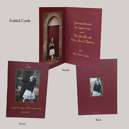 Folded Holiday Greeting Card designed by Ruth Clegg
