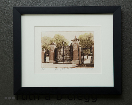 The Gates at Brown framed